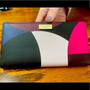 Kate Spade wallet - color block